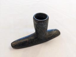 NATIVE AMERICAN CARVED STONE PIPE