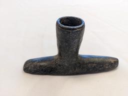 NATIVE AMERICAN CARVED STONE PIPE