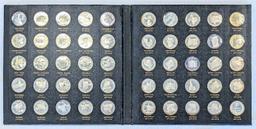 23.75 OUNCES FRANKLIN MINT "STATES OF THE UNION" SILVER SET
