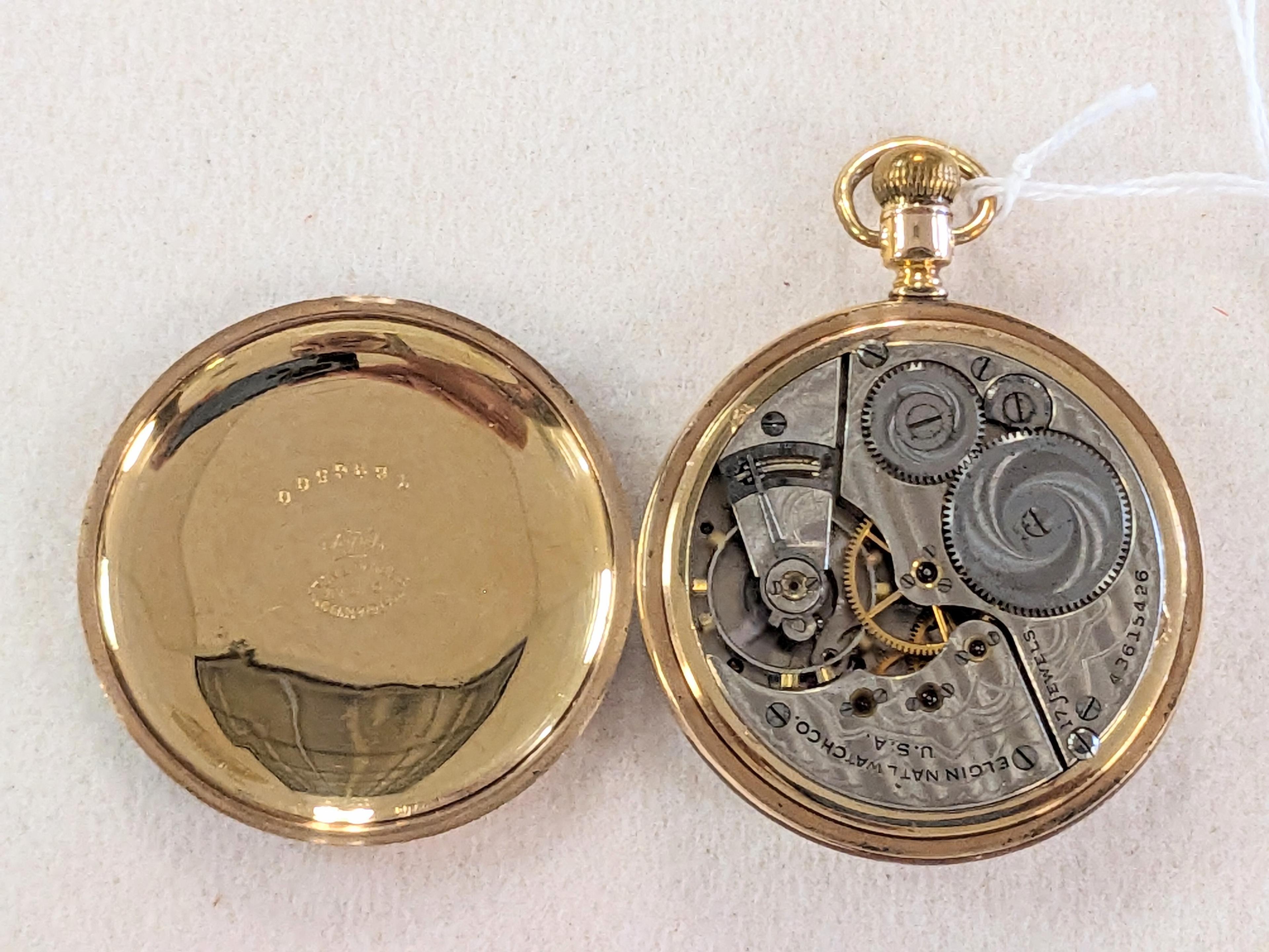 17 JEWEL ELGIN WATCH CO. POCKET WATCH (NEEDS NEW CRYSTAL)