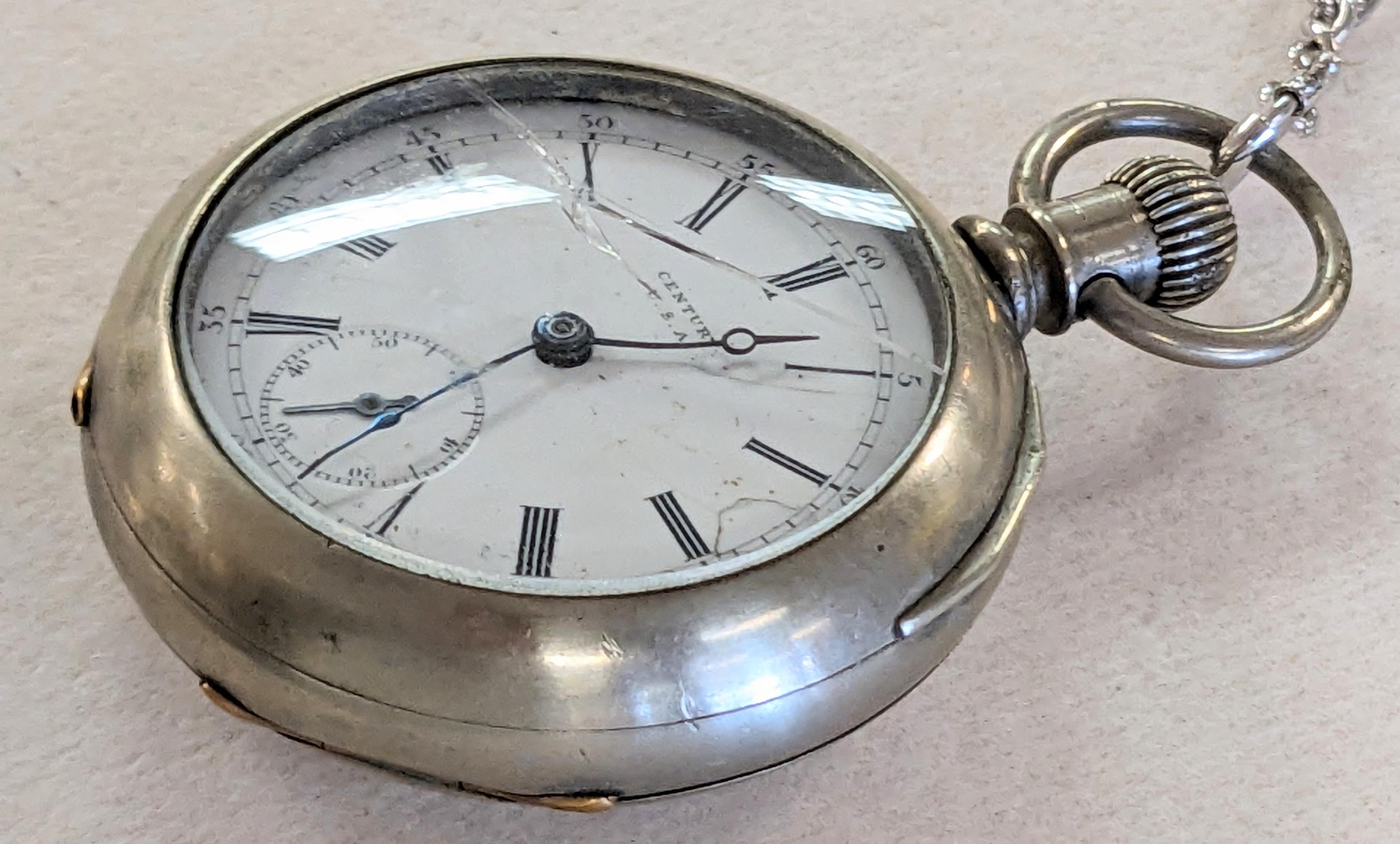 ANTIQUE CENTURY WATCH CO. POCKET WATCH