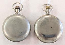 NY. STANDARD & AW WALTHAM "PS BARTLET" POCKETWATCHES NON-WORKING
