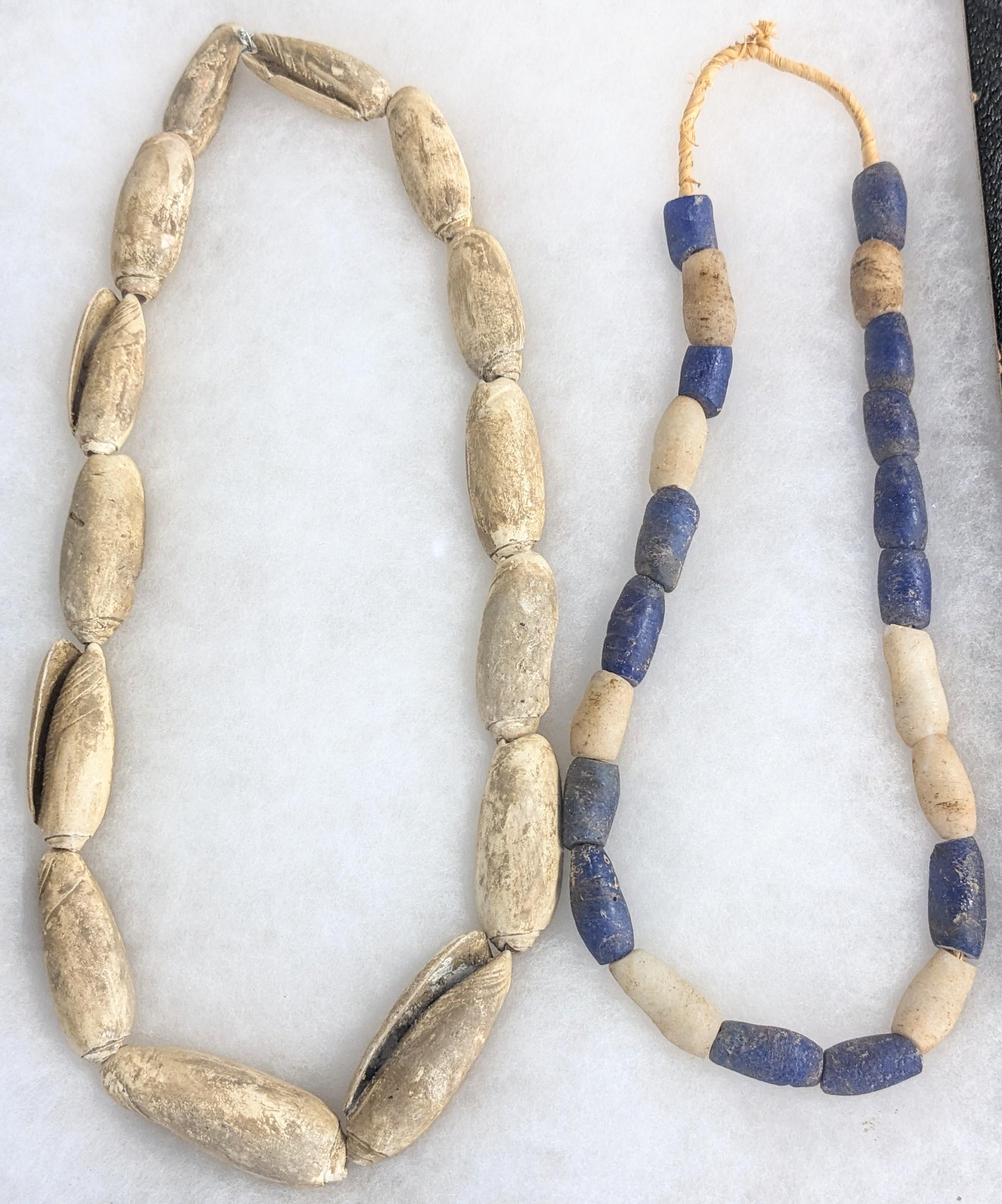 LARGE NATIVE AMERICAN NECKLACES IN DISPLAY