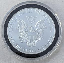 2018 UNC AMERICAN SILVER EAGLLE .999 1 OUNCE SILVER COIN