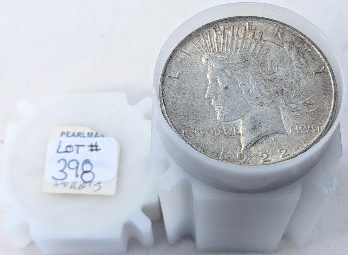 ROLL OF 20 MIXED SILVER PEACE DOLLARS