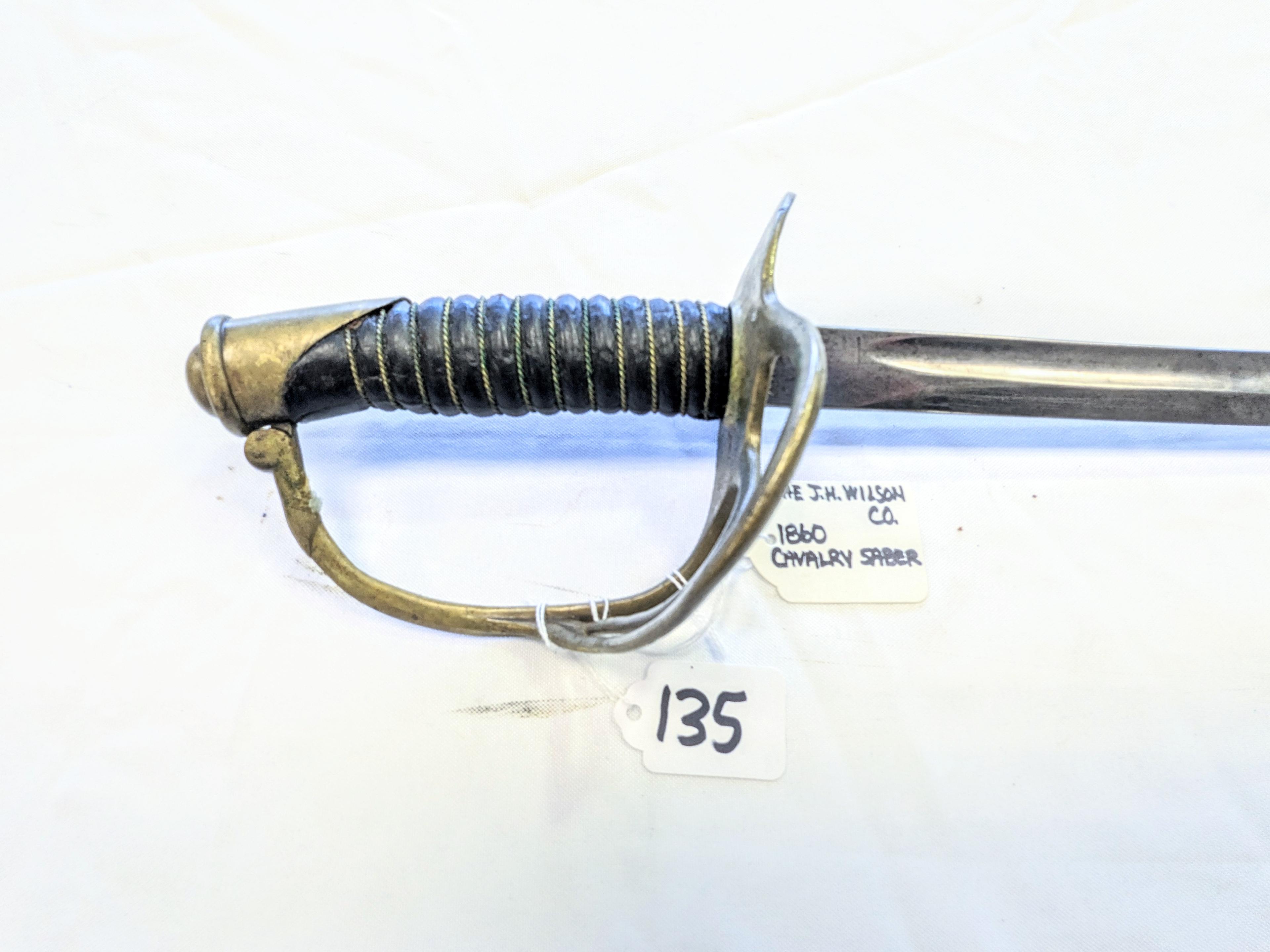 THE J.H. WILLSON CO. PATTERN 1860 CALVARY SABER (RARE GERMAN MADE VERSION)