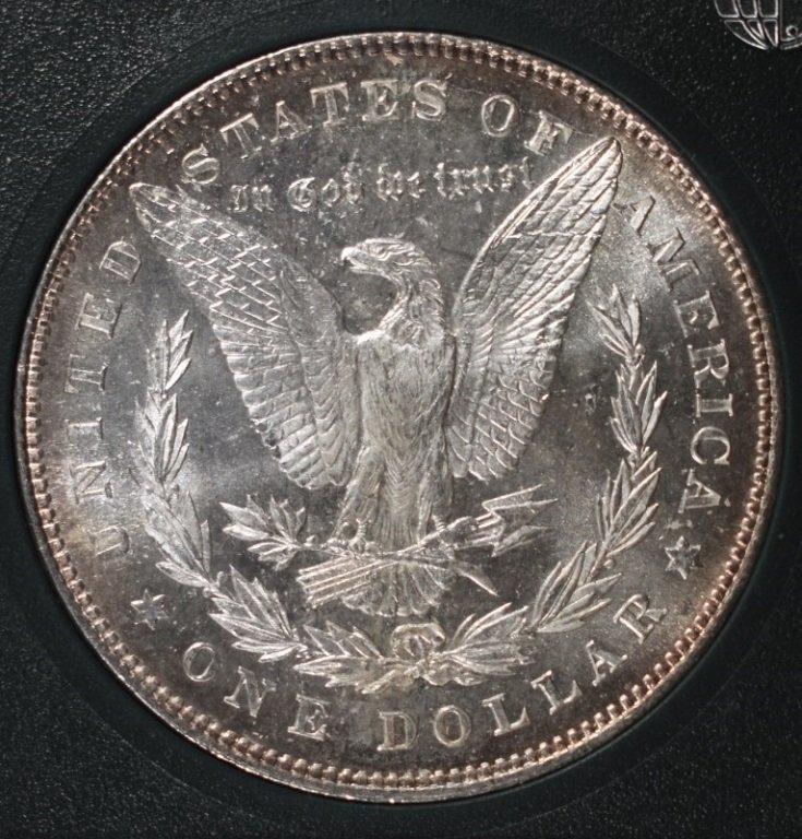 1878 7F MORGAN DOLLAR GEM BU VAM 186A