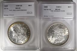 1889 VAM-20 DBLD EAR CHBU & 1896 VAM-4