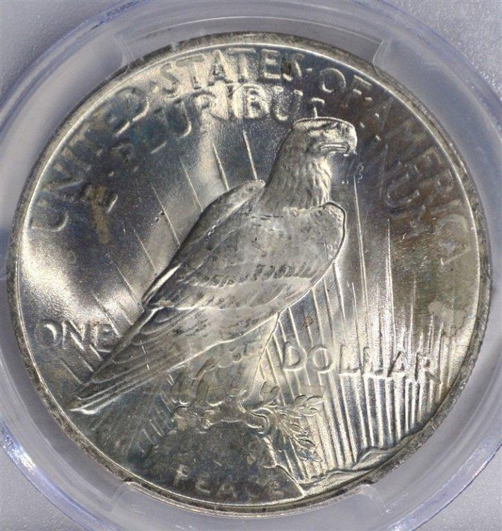 1923 PEACE DOLLAR, PCGS MS-64+