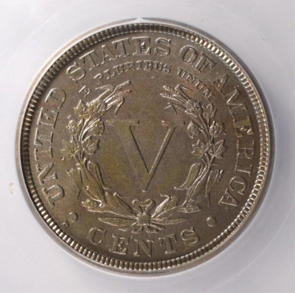 1912-D LIBERTY NICKEL, SEGS BU