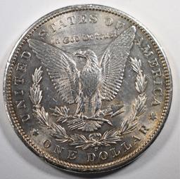 1897-S MORGAN DOLLAR, AU/BU scratches rev