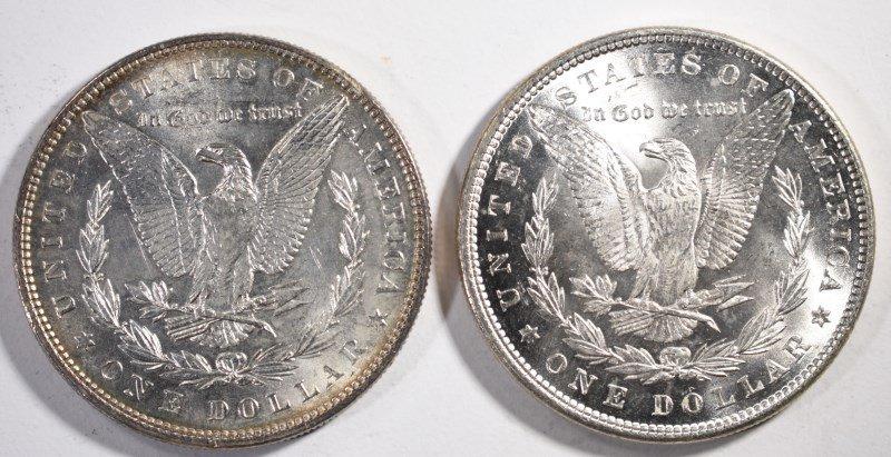 1885 & 1886 MORGAN DOLLARS