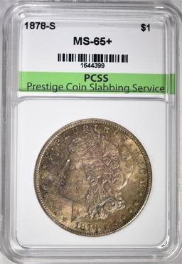 1878-S MORGAN DOLLAR, PCSS GEM BU+