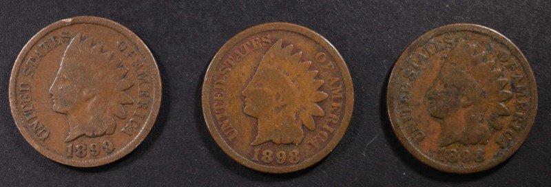 60 PRE 1900 FULL DATE CIRC INDIAN HEAD CENTS