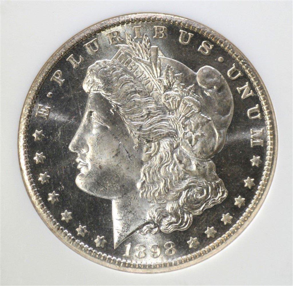 1898-O MORGAN DOLLAR NGC MS 64 DPL