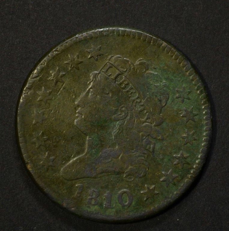 1810/09 CLASSIC HEAD LARGE CENT, VF corrosion