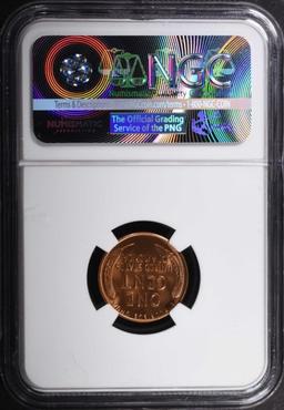 1940-S LINCOLN CENT, NGC MS-67 RED