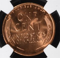 1944 LINCOLN CENT, NGC MS-66 RED