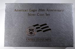 AMERICAN SILVER EAGLE 20th ANNIV SET