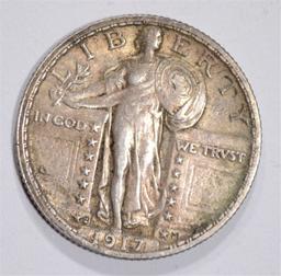 1917-S T-2 STANDING LIBERTY QUARTER