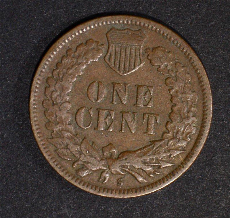 1908-S INDIAN HEAD CENT VG/FINE