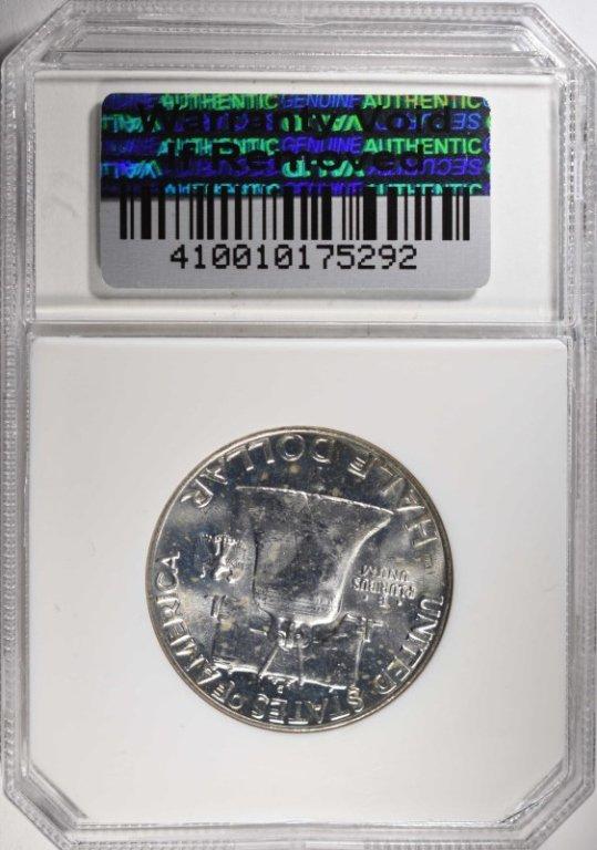 1958-D FRANKLIN HALF DOLLAR PCI SUPERB