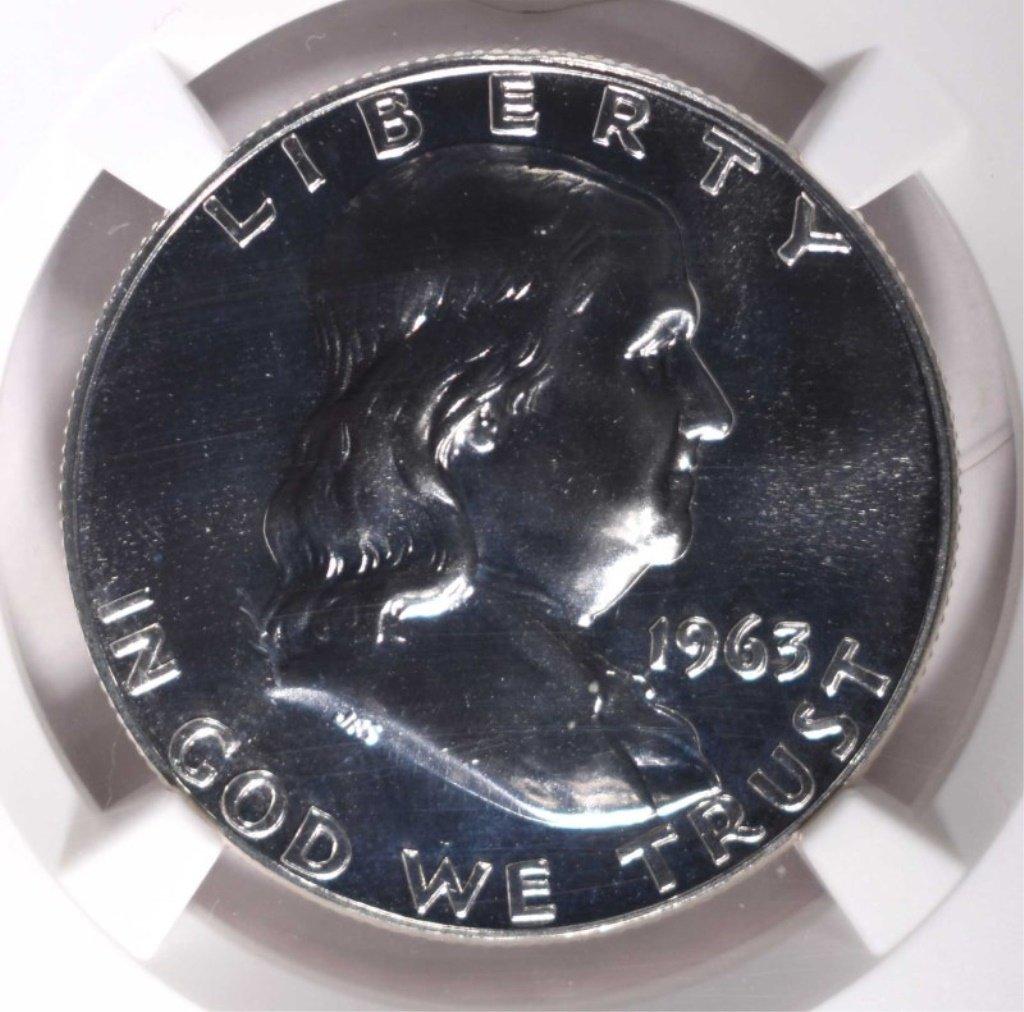 1963 FRANKLIN HALF DOLLAR, NGC PF-68