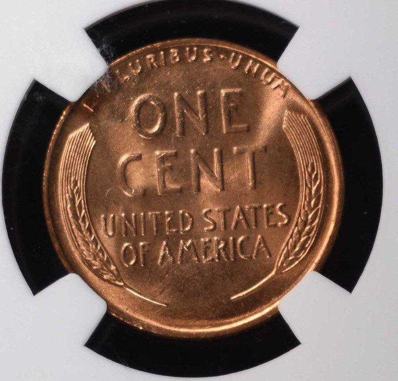 1940 LINCOLN CENT, NGC MS-67 RED