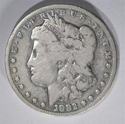 1882-CC MORGAN DOLLAR, VG