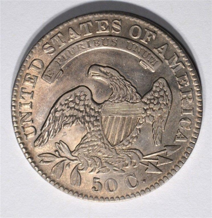 1831 CAPPED BUST HALF DOLLAR, AU/BU