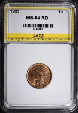 1905 INDIAN HEAD CENT LVCS CH/GEM BU RD