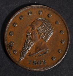 3 CIVIL WAR TOKENS: ALL FROM NEW YORK