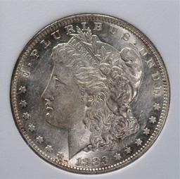 1883-S MORGAN SILVER DOLLAR, EMGC CH BU