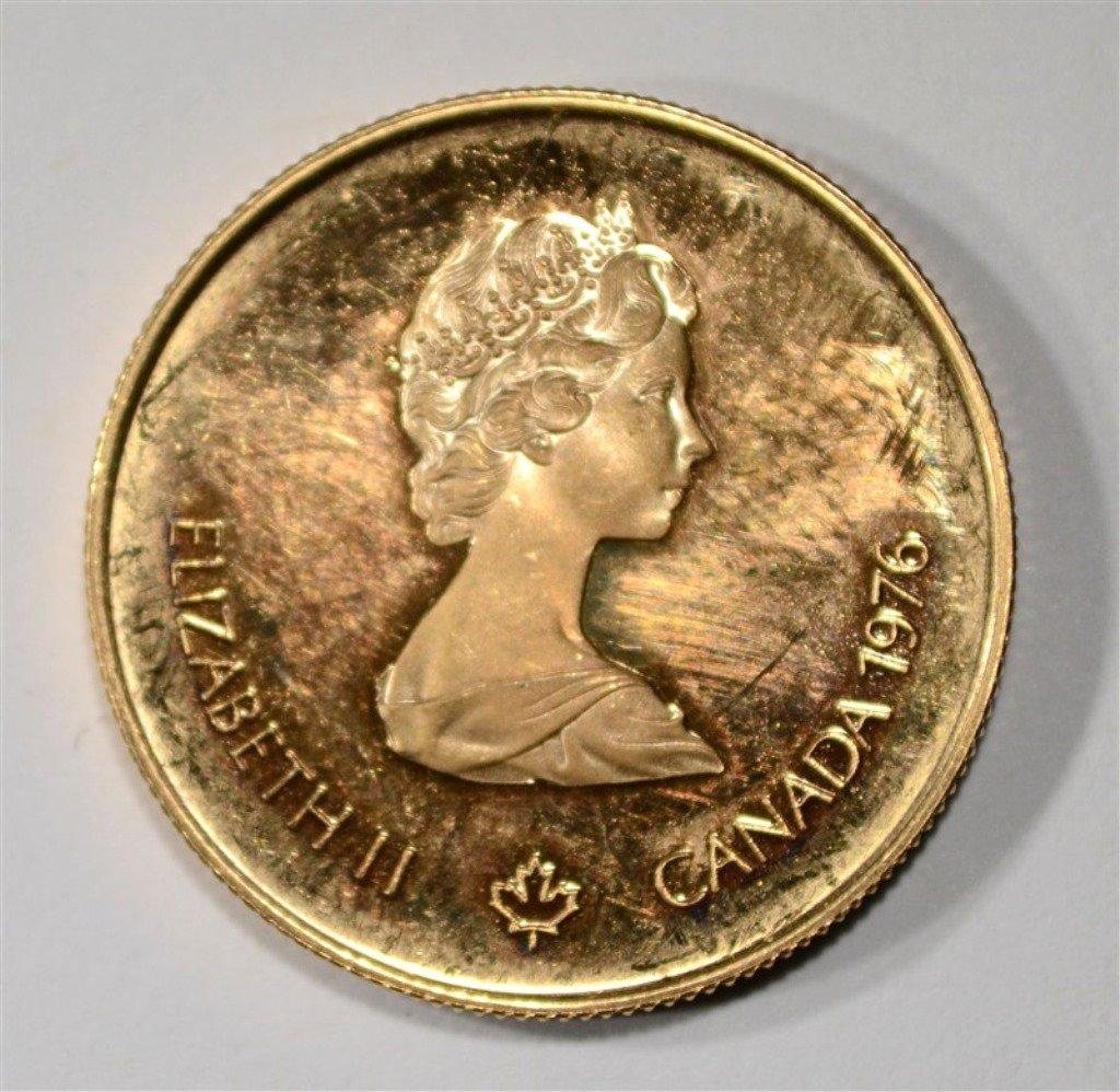 1976 CANADA $100 22kt GOLD COIN: SEE DESCRIPTION