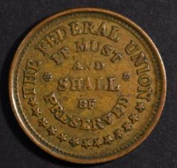 (3) CIVIL WAR TOKENS