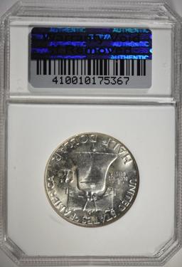 1962-D FRANKLIN HALF DOLLAR PCI SUPERB