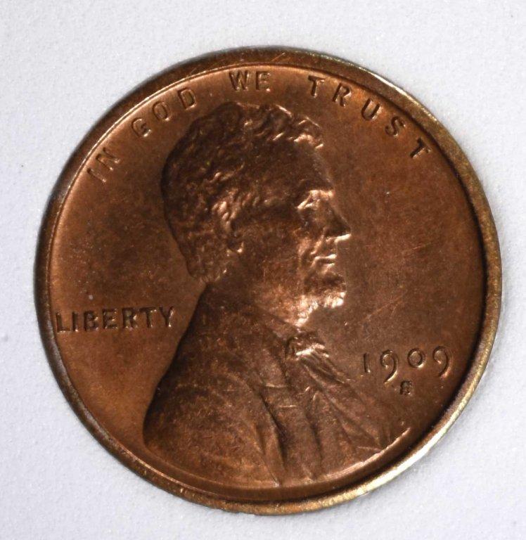 1909-S VDB LINCOLN CENT LVCS CHBU RB