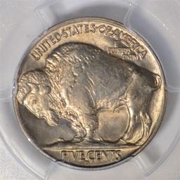 1938-D/S BUFFALO NICKEL PCGS MS-65