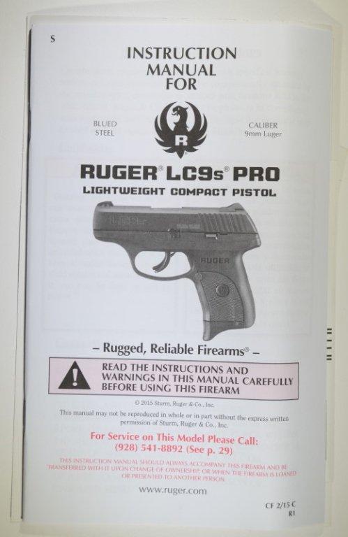 Ruger LC9 9mm. New in box.