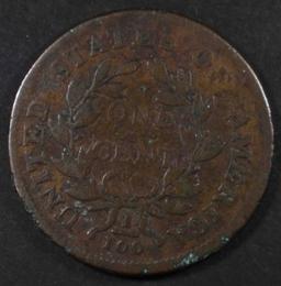 1807 DRAPED BUST COMET VARIETY LARGE CENT, G