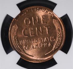 1955 LINCOLN CENT, NGC MS-66 RED