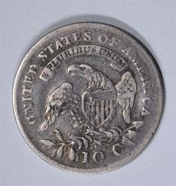 1814 BUST DIME, VF