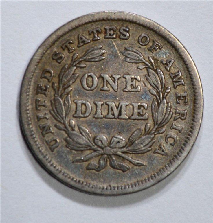 1838 SEATED DIME, AU