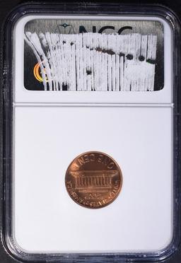 1967 SMS LINCOLN CENT, NGC MS-68 RED