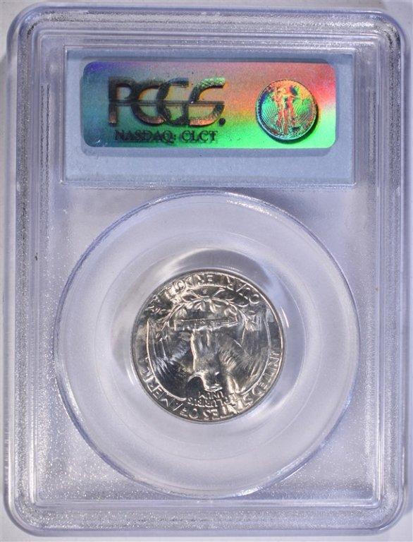 1937-S WASHINGTON QUARTER, PCGS MS-66 BLAST WHITE