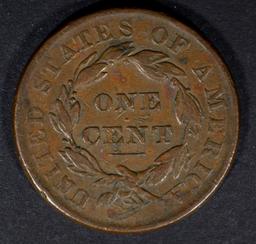 1833 LARGE CENT N-1 VF+