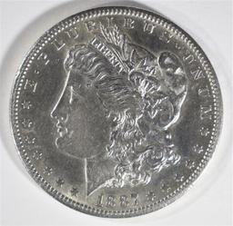 1887-S MORGAN DOLLAR, CH BU