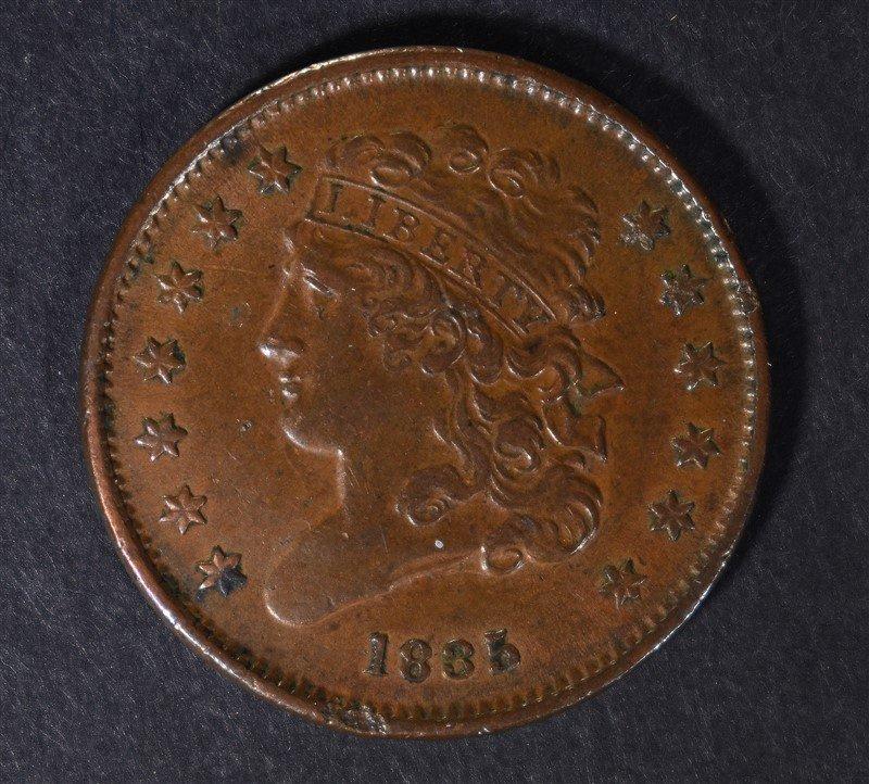 1835 CLASSIC HEAD HALF CENT, AU