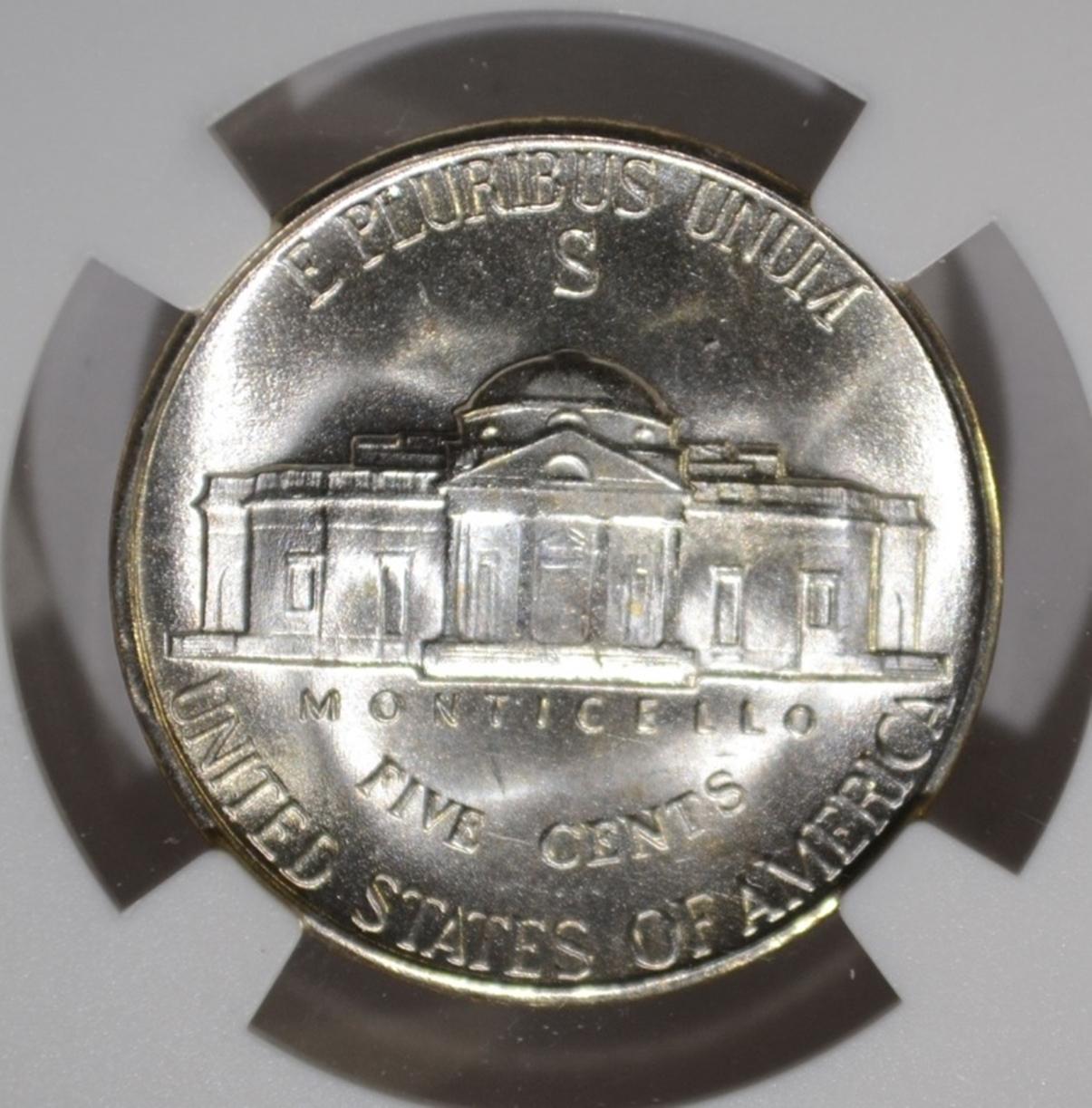 1945-S JEFFERSON NICKEL NGC MS-67