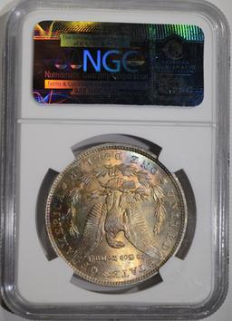 1896 MORGAN DOLLAR NGC MS63 COLOR